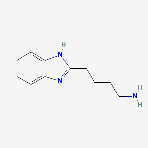 molecular formula C11H15N3 B1364221 1H-Benzimidazol-2-butanamin CAS No. 39650-64-1