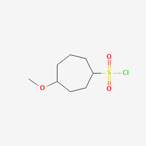 4-Methoxycycloheptane-1-sulfonyl chloride