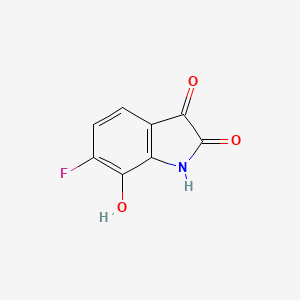 6-fluoro-7-hydroxy-2,3-dihydro-1H-indole-2,3-dione