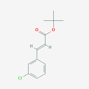 molecular formula C13H15ClO2 B13642273 tert-butyl (2E)-3-(3-chlorophenyl)prop-2-enoate CAS No. 309757-75-3