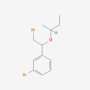 1-Bromo-3-(2-bromo-1-(sec-butoxy)ethyl)benzene