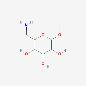 2-(Aminomethyl)-6-methoxyoxane-3,4,5-triol