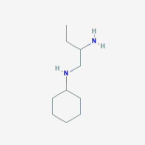 molecular formula C10H22N2 B13642320 n1-Cyclohexylbutane-1,2-diamine 