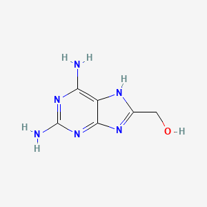 (2,6-diamino-7H-purin-8-yl)methanol