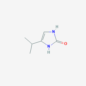 molecular formula C6H10N2O B13642416 4-Isopropyl-1H-imidazol-2(3H)-one 