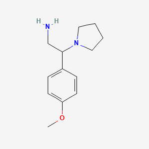 2-(4-Methoxy-phenyl)-2-pyrrolidin-1-yl-ethylamine