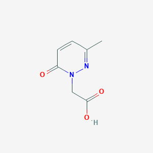 molecular formula C7H8N2O3 B1364244 (3-Methyl-6-oxo-6H-pyridazin-1-yl)-acetic acid CAS No. 412018-60-1