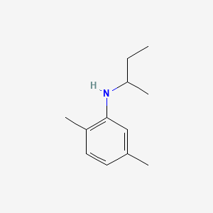 molecular formula C12H19N B13642493 N-sec-Butyl-2,5-xylidine CAS No. 60388-37-6