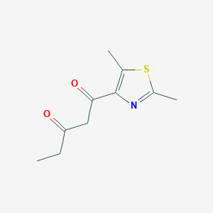 1-(2,5-Dimethylthiazol-4-yl)pentane-1,3-dione