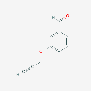 molecular formula C10H8O2 B1364252 3-Prop-2-ynyloxy-benzaldehyde CAS No. 5651-87-6
