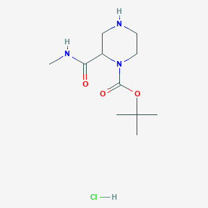 Tert-butyl 2-(methylcarbamoyl)piperazine-1-carboxylate;hydrochloride