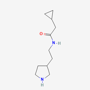 2-Cyclopropyl-N-(2-(pyrrolidin-3-yl)ethyl)acetamide