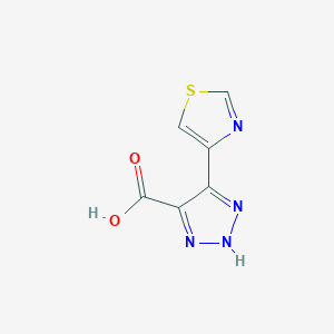 4-(4-Thiazolyl)-1H-1,2,3-triazole-5-carboxylic acid