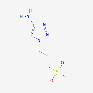 1-(3-(Methylsulfonyl)propyl)-1h-1,2,3-triazol-4-amine