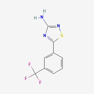 5-(3-(Trifluoromethyl)phenyl)-1,2,4-thiadiazol-3-amine