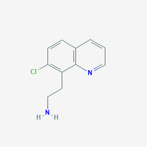 2-(7-Chloroquinolin-8-yl)ethan-1-amine