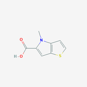 molecular formula C8H7NO2S B1364265 4-Methyl-4H-thieno[3,2-b]pyrrole-5-carboxylic acid CAS No. 841222-62-6