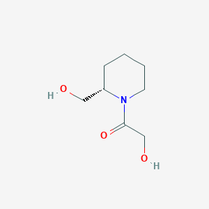 2-hydroxy-1-[(2S)-2-(hydroxymethyl)piperidin-1-yl]ethan-1-one