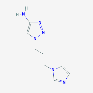 1-(3-(1h-Imidazol-1-yl)propyl)-1h-1,2,3-triazol-4-amine