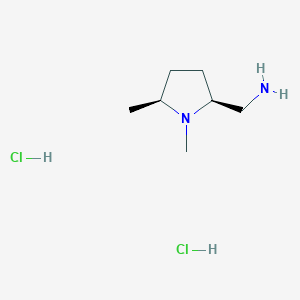 molecular formula C7H18Cl2N2 B13642679 [cis-1,5-Dimethylpyrrolidin-2-YL]methanamine 2hcl 