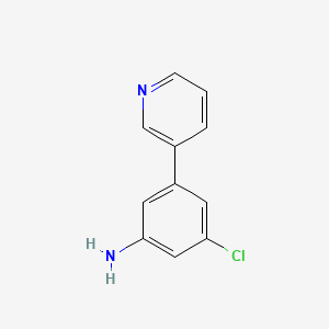 3-Chloro-5-(pyridin-3-yl)aniline