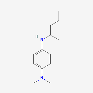 molecular formula C13H22N2 B13642782 n1,n1-Dimethyl-n4-(pentan-2-yl)benzene-1,4-diamine 