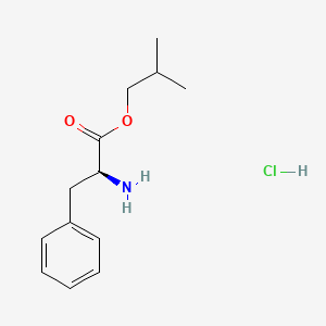 molecular formula C13H20ClNO2 B13642783 (S)-Isobutyl 2-amino-3-phenylpropanoate hydrochloride 