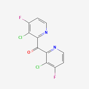 3-Chloro-2-(3-chloro-4-fluoropyridine-2-carbonyl)-4-fluoropyridine