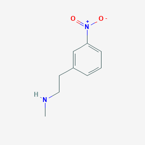 molecular formula C9H12N2O2 B13642853 n-Methyl-2-(3-nitrophenyl)ethan-1-amine 