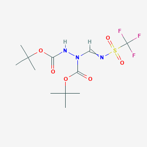 Tert-butyl [(tert-butoxycarbonyl)amino]{[(trifluoromethyl)sulfonyl]imino}methylcarbamate