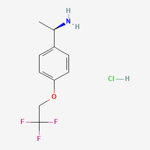 (R)-1-(4-(2,2,2-Trifluoroethoxy)phenyl)ethan-1-amine hydrochloride