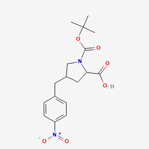 (2S,4R)-1-[(tert-butoxy)carbonyl]-4-[(4-nitrophenyl)methyl]pyrrolidine-2-carboxylic acid