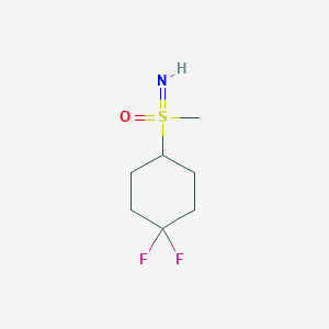 (4,4-Difluorocyclohexyl)(imino)methyl-lambda6-sulfanone