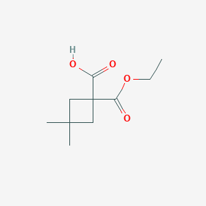 1-(Ethoxycarbonyl)-3,3-dimethylcyclobutanecarboxylic acid