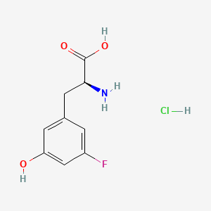 (2S)-2-amino-3-(5-fluoro-3-hydroxyphenyl)propanoic acid HCl