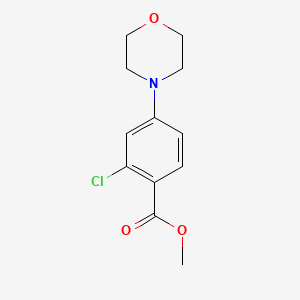 molecular formula C12H14ClNO3 B1364322 Methyl 2-chloro-4-morpholin-4-ylbenzoate CAS No. 175153-39-6