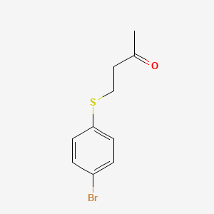 molecular formula C10H11BrOS B13643222 4-((4-Bromophenyl)thio)butan-2-one 