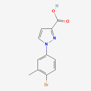 1-(4-Bromo-3-methylphenyl)-1h-pyrazole-3-carboxylic acid