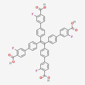 4',4''',4''''',4'''''''-(Ethene-1,1,2,2-tetrayl)tetrakis(3-fluoro-[1,1'-biphenyl]-4-carboxylic acid)