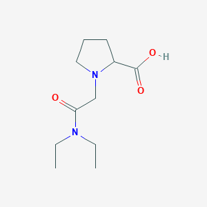 1-[2-(Diethylamino)-2-oxoethyl]pyrrolidine-2-carboxylic acid