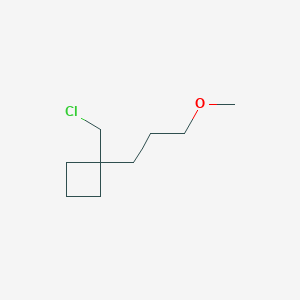 1-(Chloromethyl)-1-(3-methoxypropyl)cyclobutane