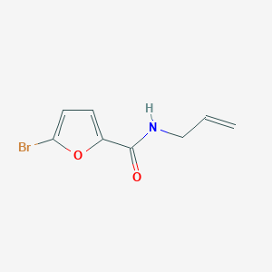 molecular formula C8H8BrNO2 B1364331 N-烯丙基-5-溴-2-呋酰胺 CAS No. 457938-24-8