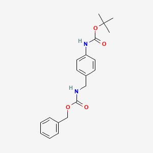 [4-(Benzyloxycarbonylamino-methyl)phenyl]-carbamic acid tert-butyl ester