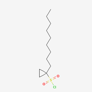 1-Nonylcyclopropane-1-sulfonyl chloride