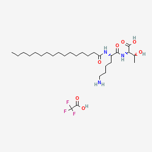 N2-(1-Oxohexadecyl)-L-lysyl-L-threonine trifluoroacetate