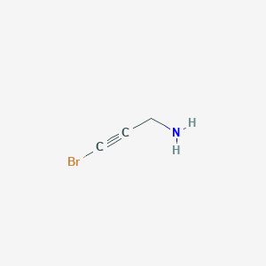 molecular formula C3H4BrN B13643386 3-Bromoprop-2-YN-1-amine CAS No. 738577-45-2