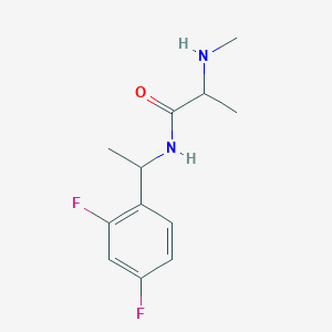 n-(1-(2,4-Difluorophenyl)ethyl)-2-(methylamino)propanamide