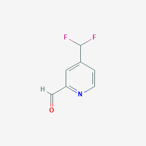 4-(Difluoromethyl)pyridine-2-carbaldehyde