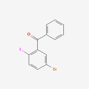 (5-Bromo-2-iodophenyl)(phenyl)methanone