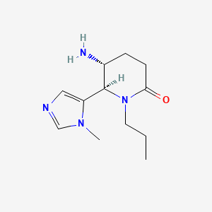 (5R,6R)-5-amino-6-(1-methyl-1H-imidazol-5-yl)-1-propylpiperidin-2-one